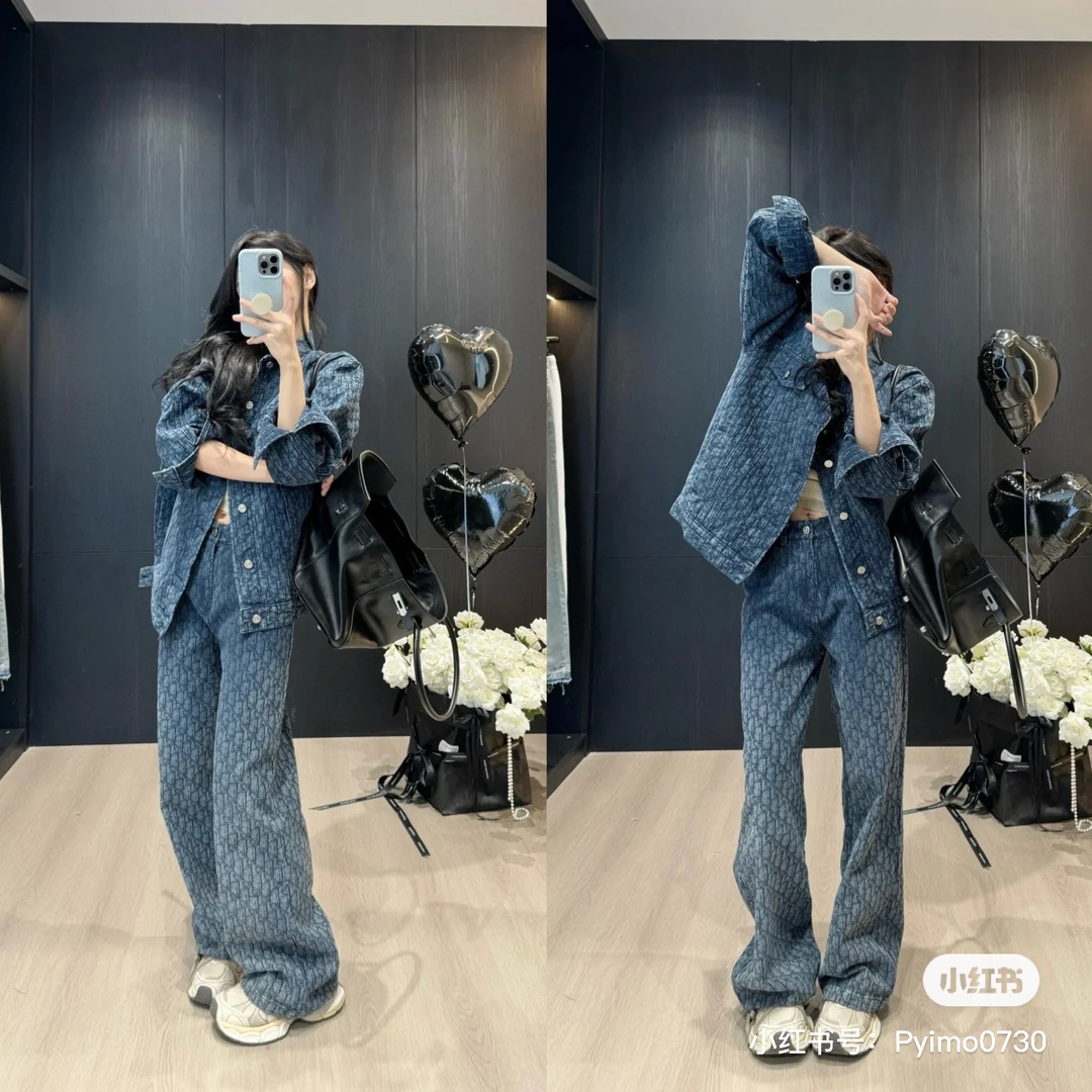 디올 청자켓